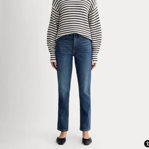 Everlane Original Cheeky Jean in Vintage Dark 33R